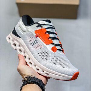 Gray Mesh Sneakers On Running Cloudsurfer Road